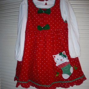Adorable Nannette Holiday Dress Set - Size 5